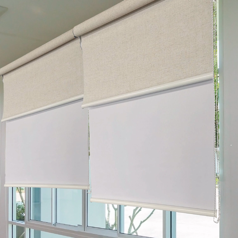 CORTINA ROLLER DOBLE B.OUT+TELA LINO 150X170 - 3