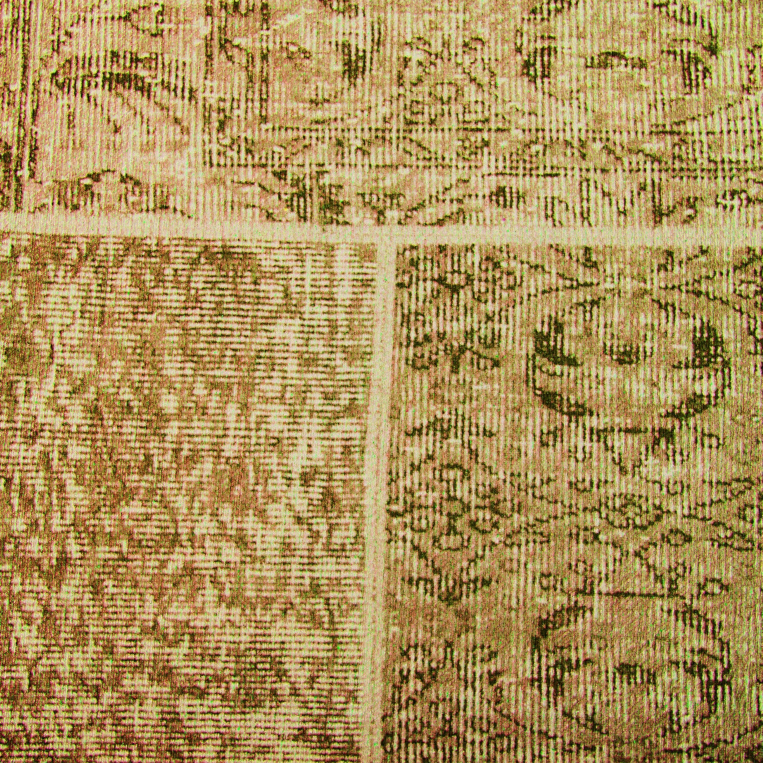 ALFOMBRA VINTAGE REVERSIBLE 230X330 AMARILLO - 4