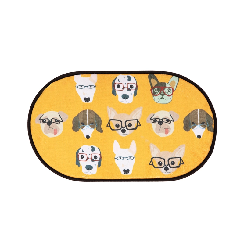 LIMPIAPIE S PETS DESIGN 35X60 NARANJO/TURQUESA - 1