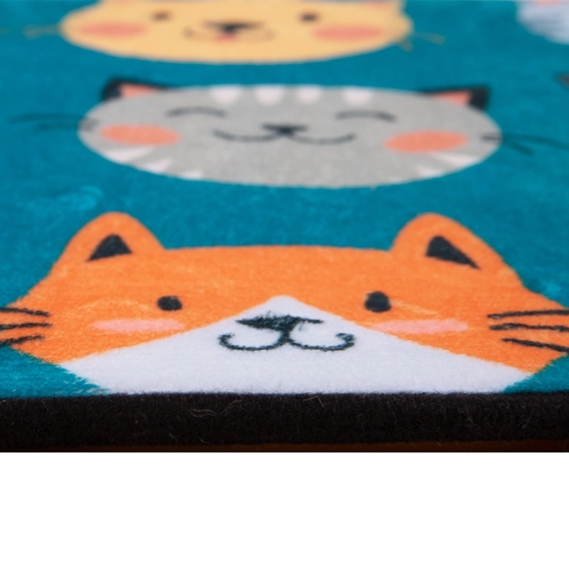 LIMPIAPIE S PETS DESIGN 35X60 NARANJO/TURQUESA - 3