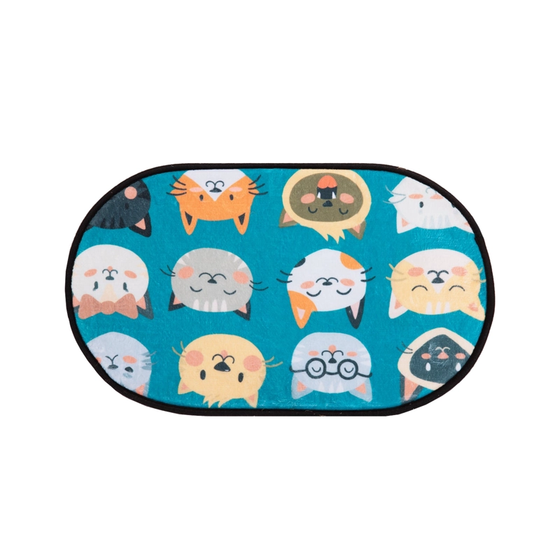 LIMPIAPIE S PETS DESIGN 35X60 NARANJO/TURQUESA - 5