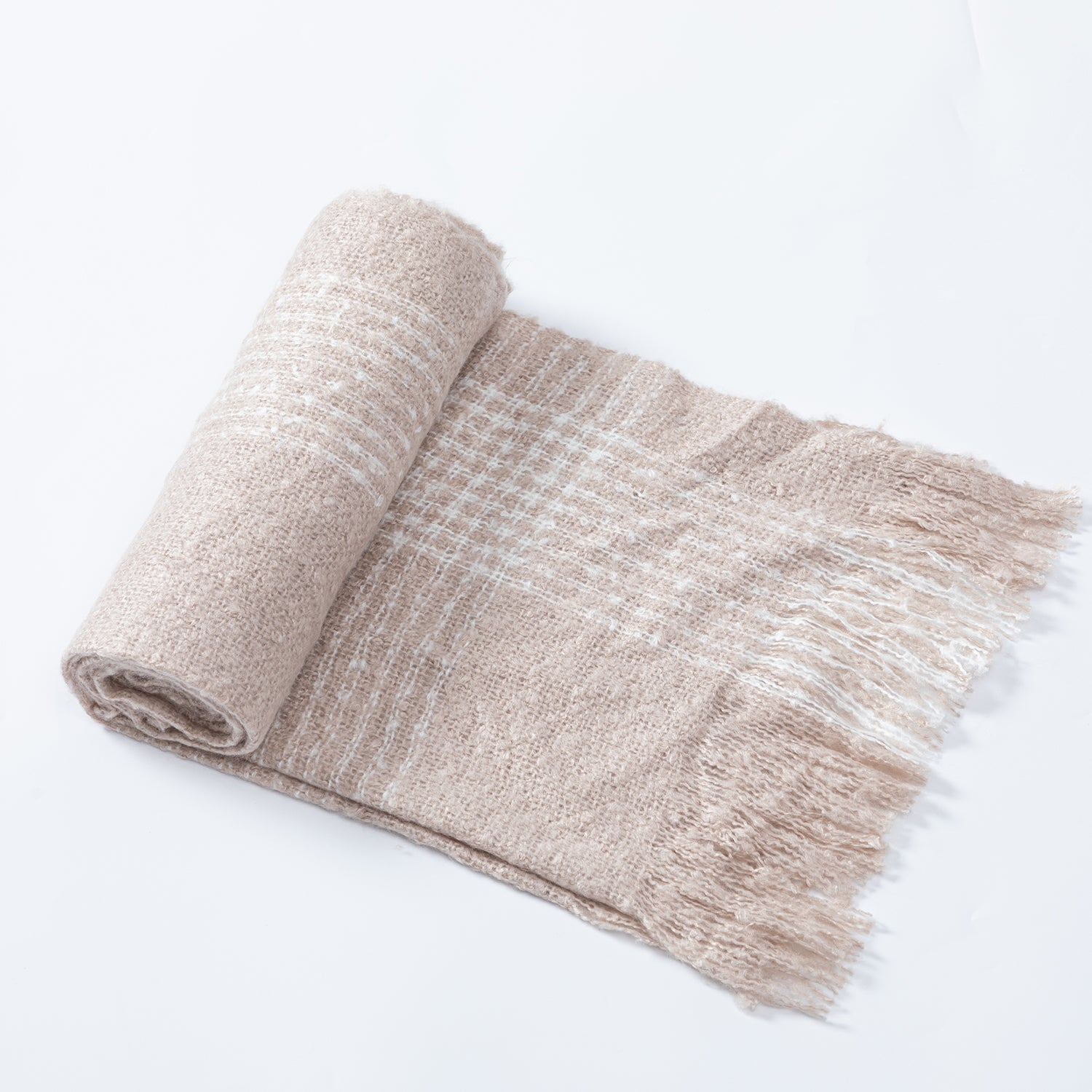 MANTA VALENCIA 125X150 BEIGE - 2