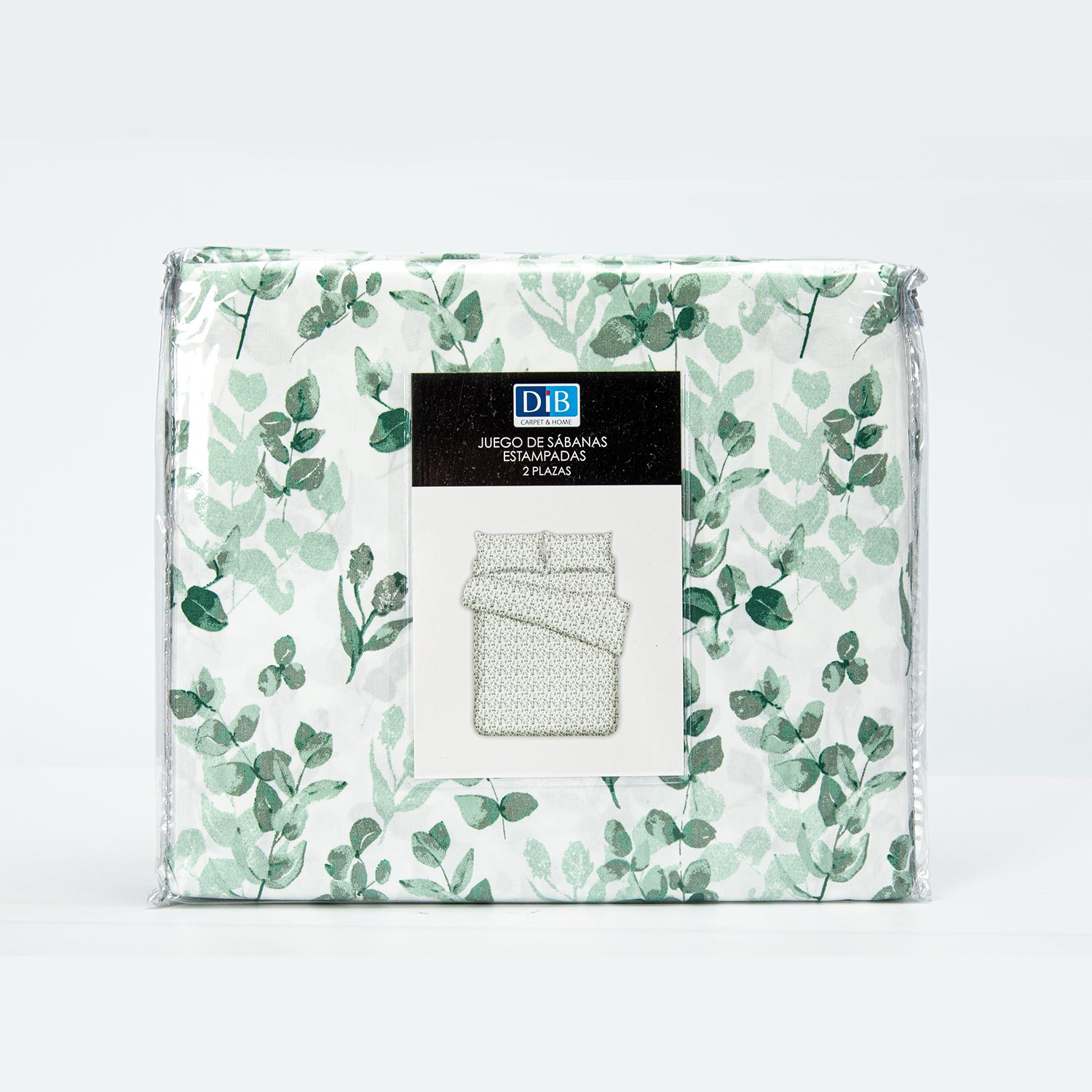SABANAS ESTAMPADAS 2P HOJAS VERDE - 2