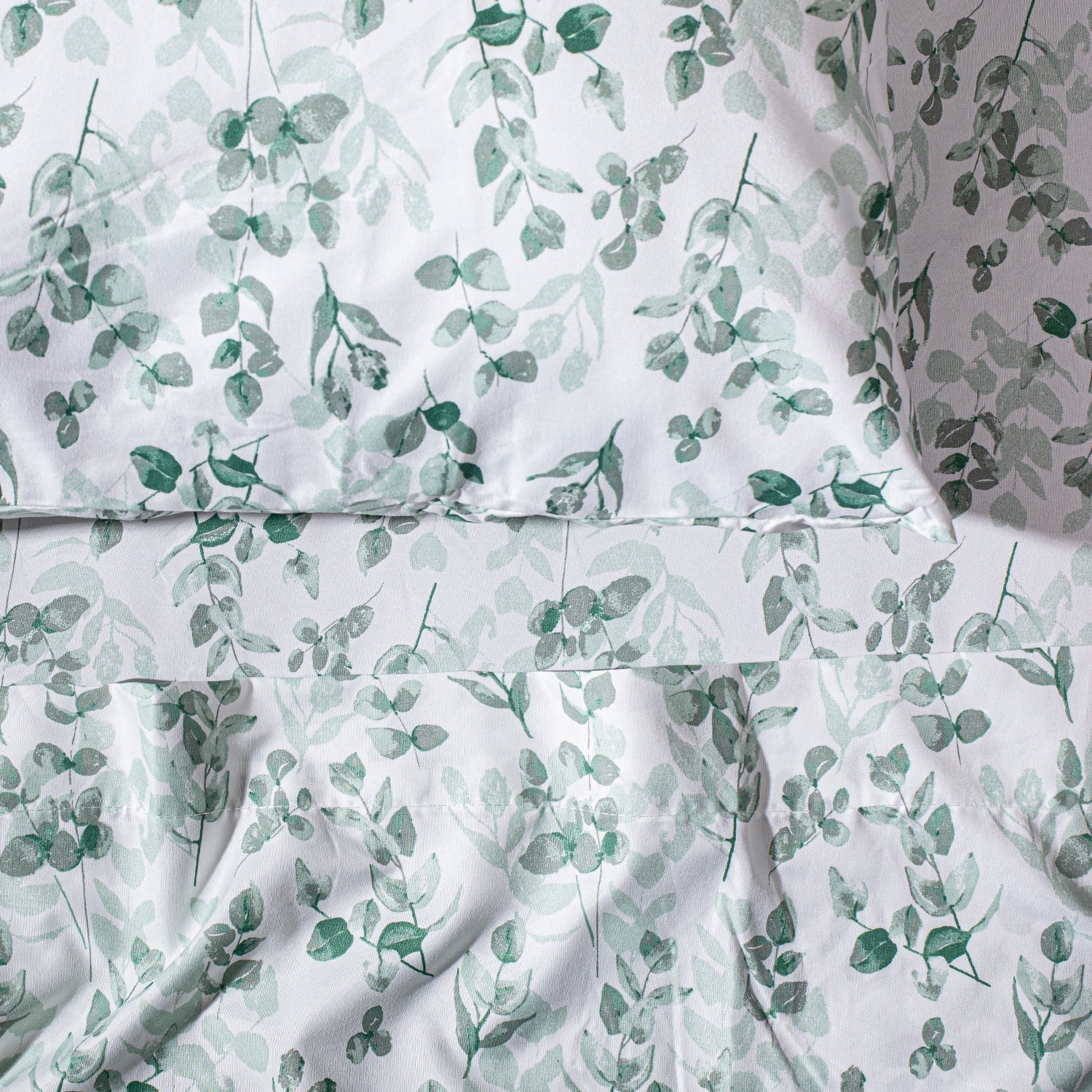 SABANAS ESTAMPADAS 2P HOJAS VERDE - 3