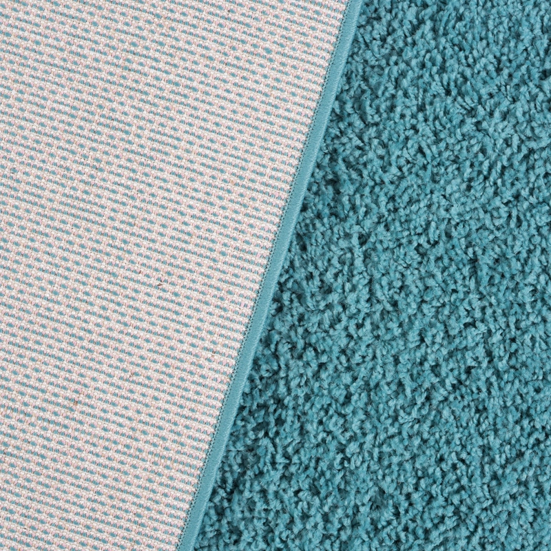 ALFOMBRA SHAGGY COLORS 133X180 TURQUESA - 5