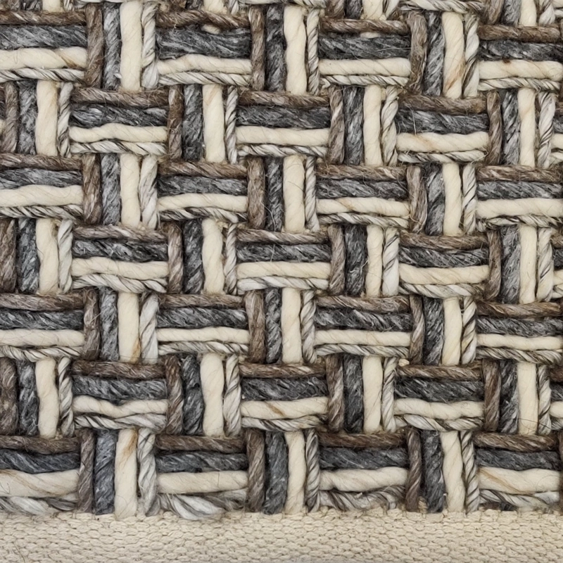 ALFOMBRA HANDWOVEN MIX 160X230 GRIS - 2