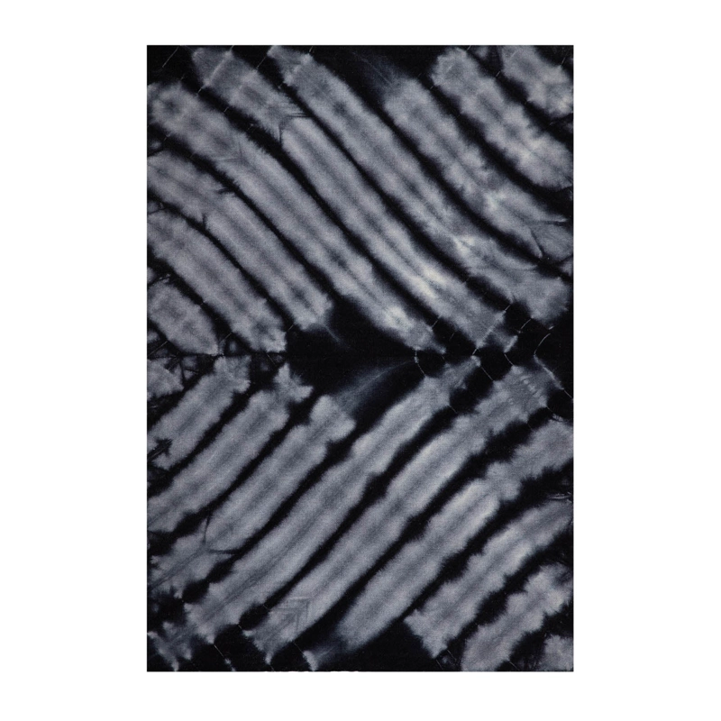 ALFOMBRA HANDWOVEN SHIBORI 160X230 2268 STEEL - 1
