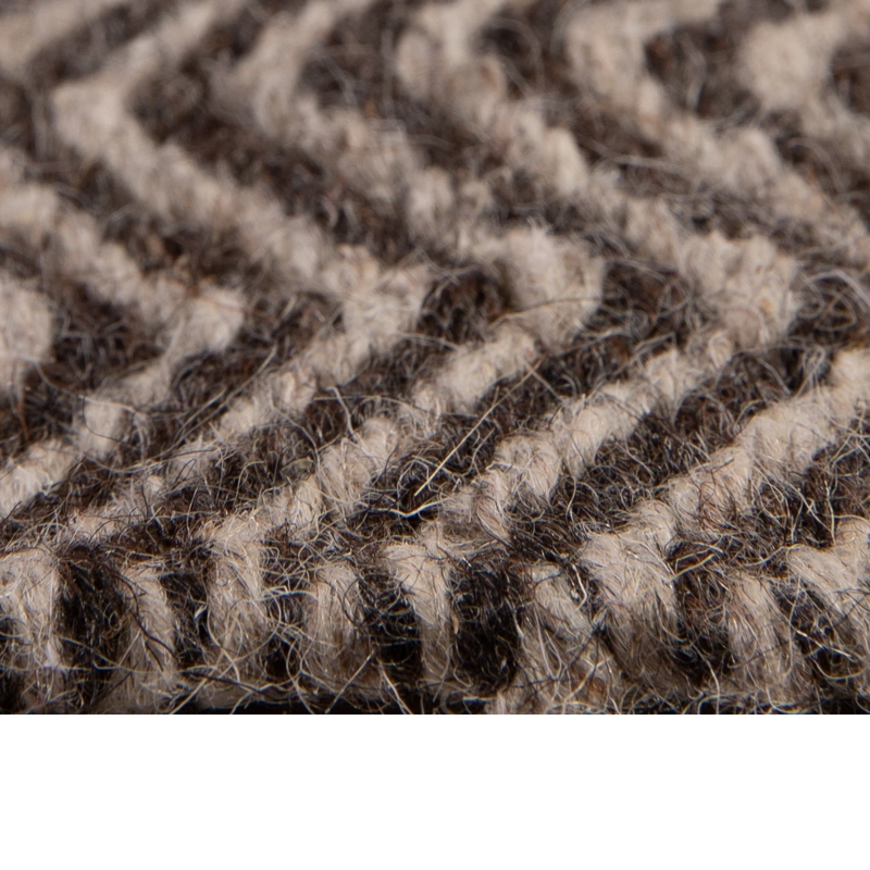 ALFOMBRA HANDWOVEN WOOL TRIBAL 160X230 CAFE - 2