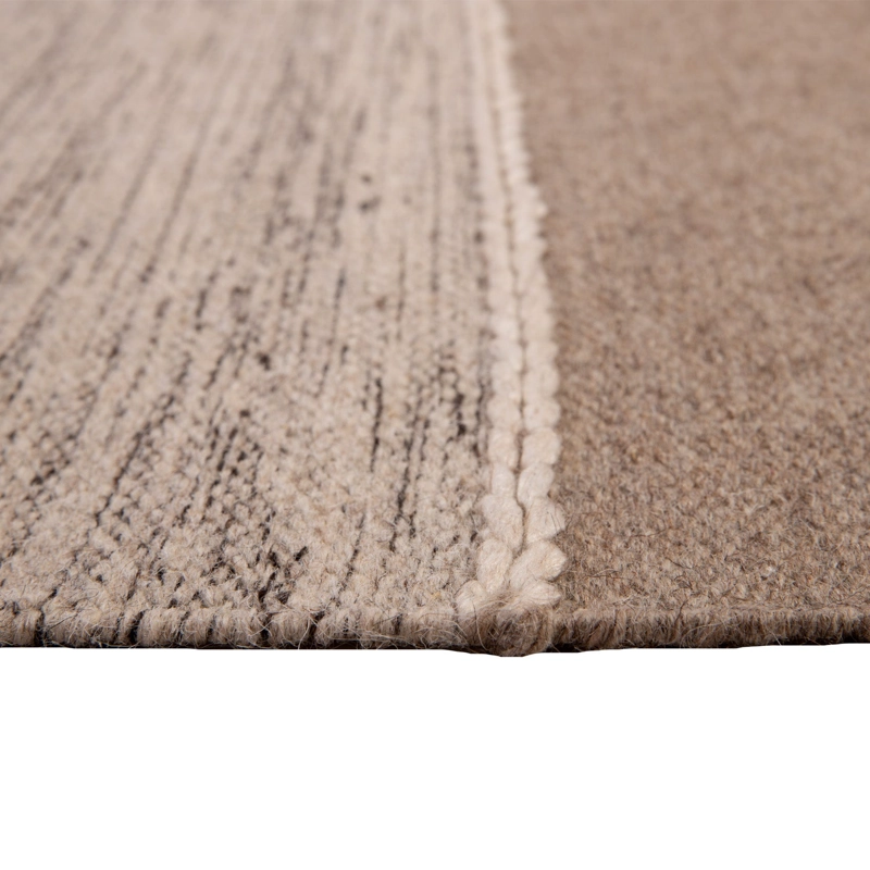 ALFOMBRA HANDWOVEN WOOL LINES 190X290 TERRACOTA - 3