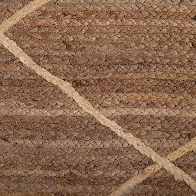 ALFOMBRA YUTE GOLD DESIGN 190X290 NATURAL - 3