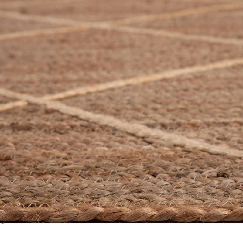 ALFOMBRA YUTE GOLD DESIGN 190X290 NATURAL - 4