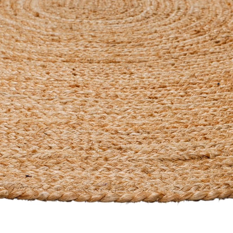 ALFOMBRA YUTE BRAIDED OVAL BRC 108 NATURAL 90X150 - 4