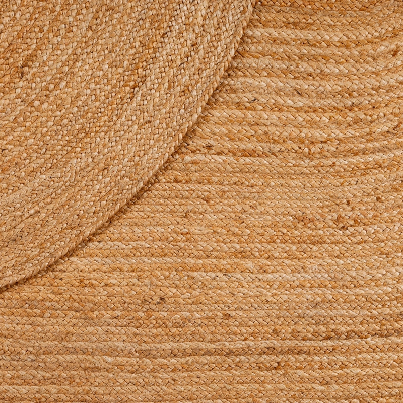 ALFOMBRA YUTE BRAIDED OVAL BRC 108 NATURAL 90X150 - 5