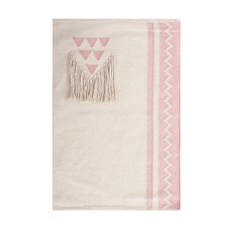 ALFOMBRA DH. RUSTIC COLL.  60X90 ROSA - 1