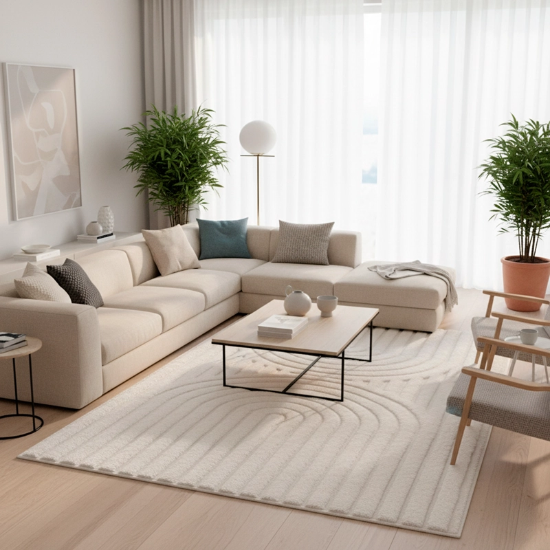 ALFOMBRA PETRA 160X230 1 IVORY - 1
