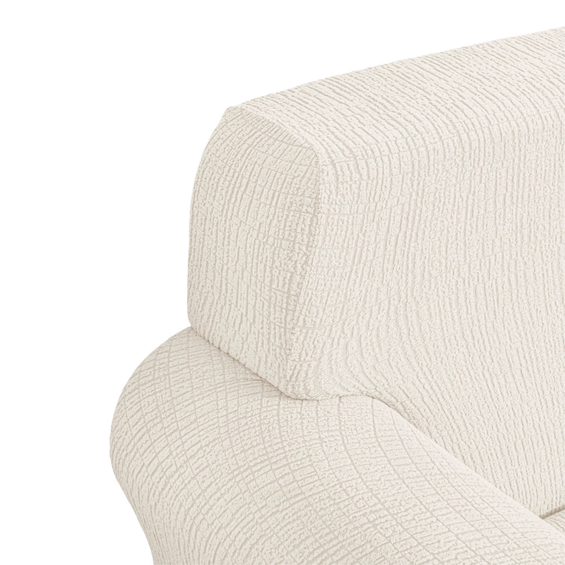 FUNDA SOFA 3 CUERPOS ATENAS CREMA - 7