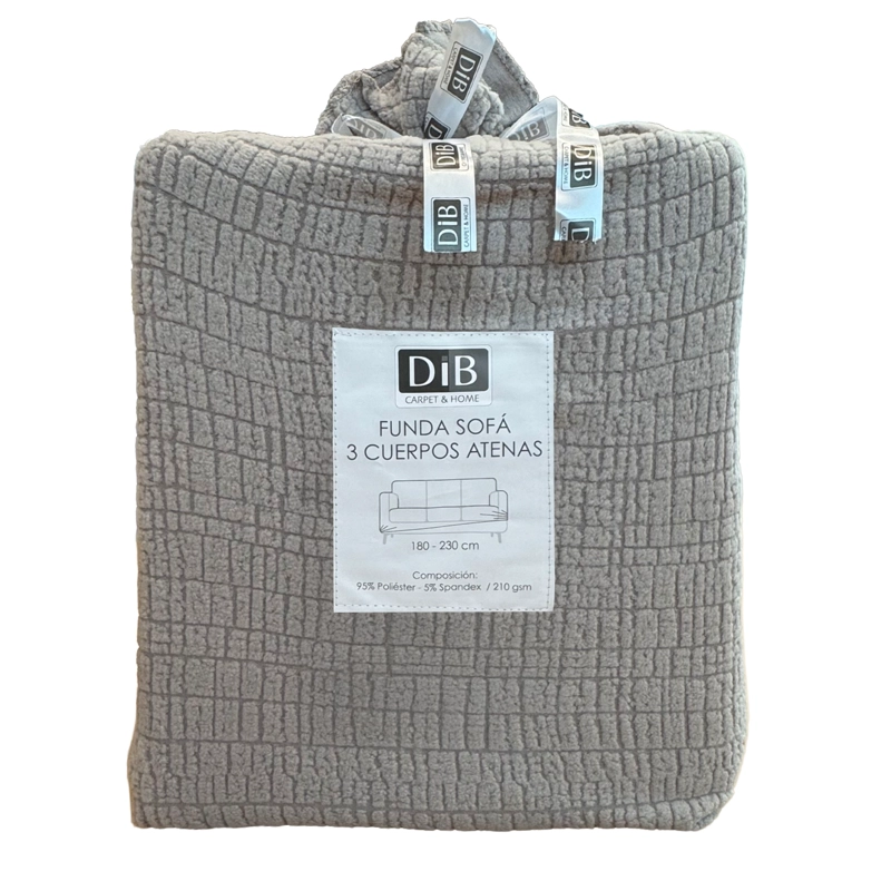 FUNDA SOFA 3 CUERPOS ATENAS CAFE - 8