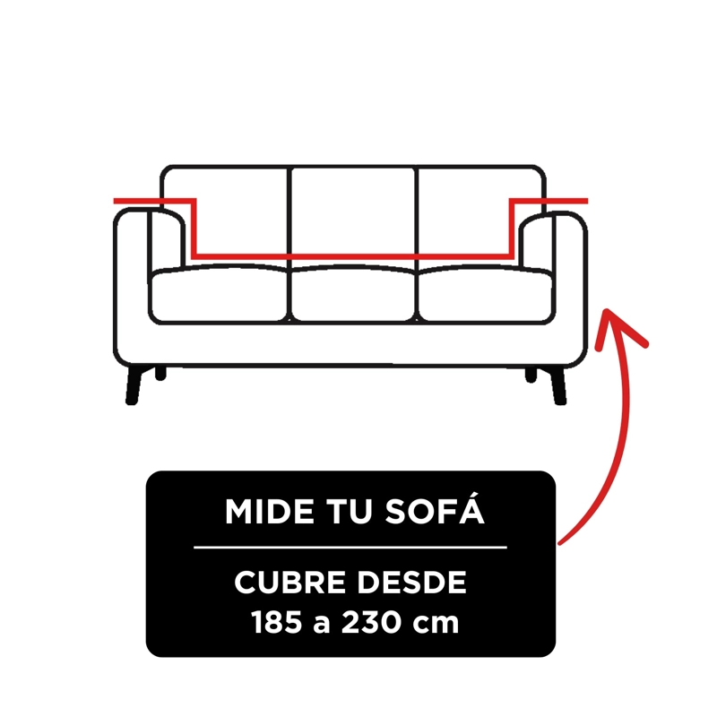 FUNDA SOFA 3 CUERPOS FIRA BEIGE - 3