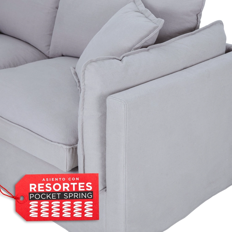 SOFA SIENA 3 CUERPOS GRIS - 4