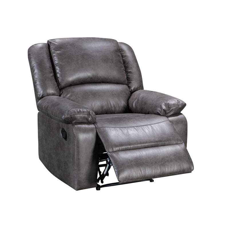 BERGER RECLINABLE 1  CUERPO OSAKA GRIS PIEDRA - 5