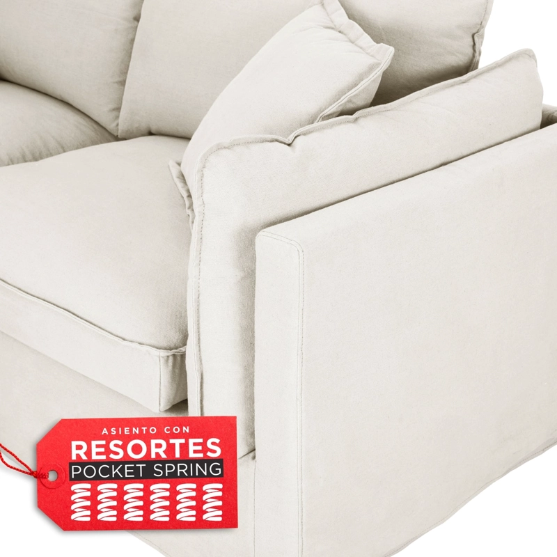 SOFA SIENA 3 CUERPOS BEIGE - 5