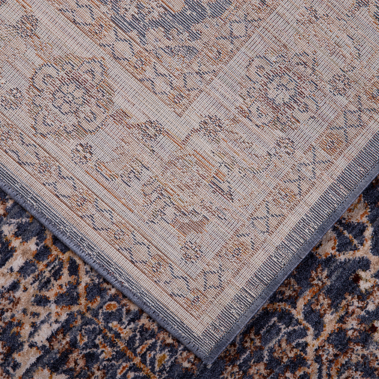 ALFOMBRA KARACHI 060X140 6507A DARK BLUE - 5