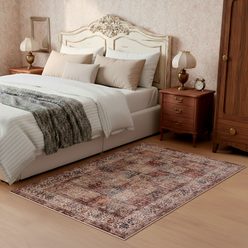 ALFOMBRA KARACHI 060X140 6491C RED - 1
