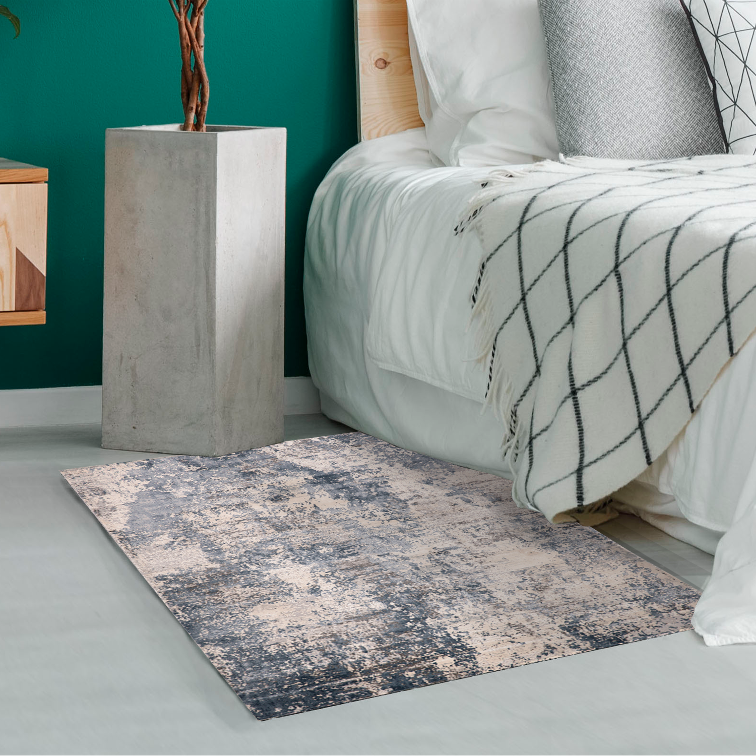ALFOMBRA MAGNIFICENT  080X120 AK81A CREAM / L.GREY - 1