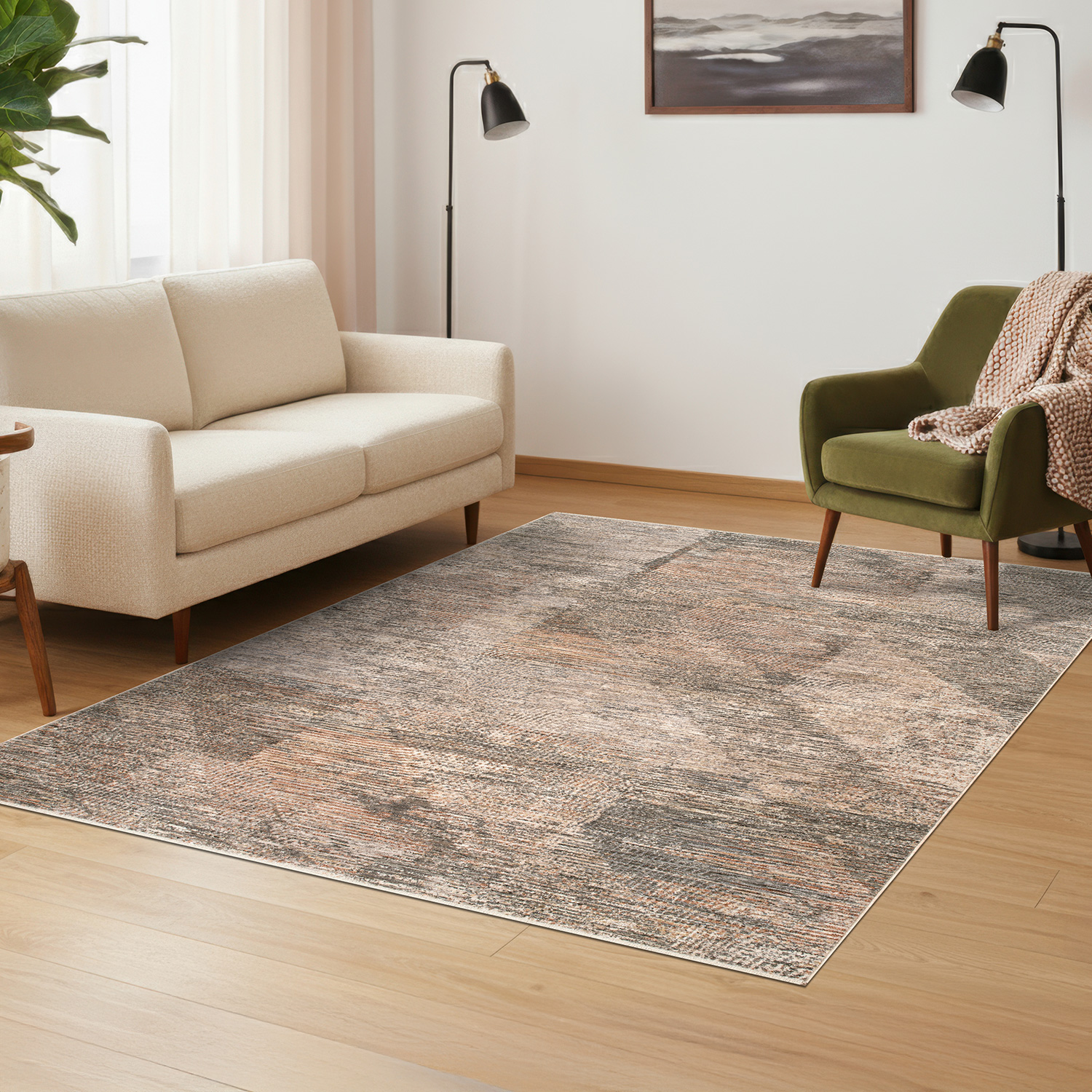 ALFOMBRA PASSION 160X240 E568A M.BEIGE - 1