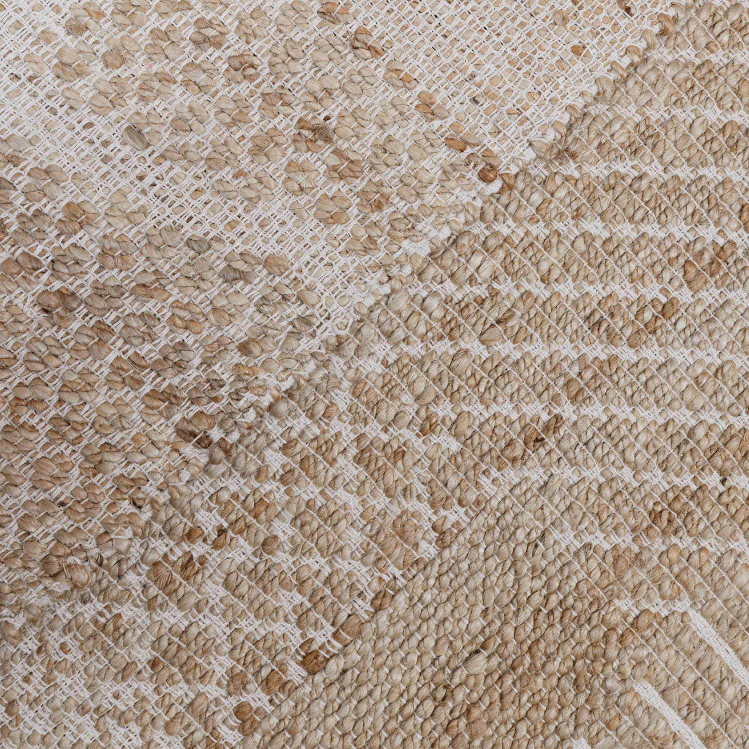ALFOMBRA HANDWOVEN YUTE DESIGN 160X230 25 NAT - 3