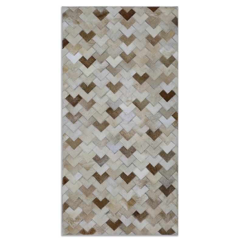 ALFOMBRA LEATHER PATCH DESIGN  060X120 2334 BEIGE - 2
