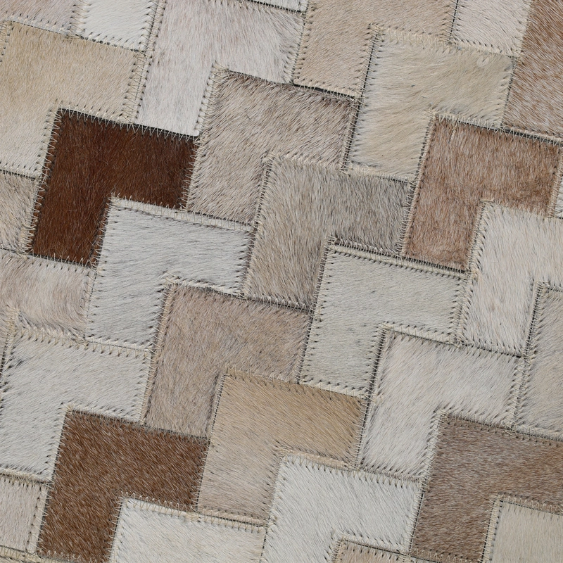 ALFOMBRA LEATHER PATCH DESIGN  190X290 2334 BEIGE - 3