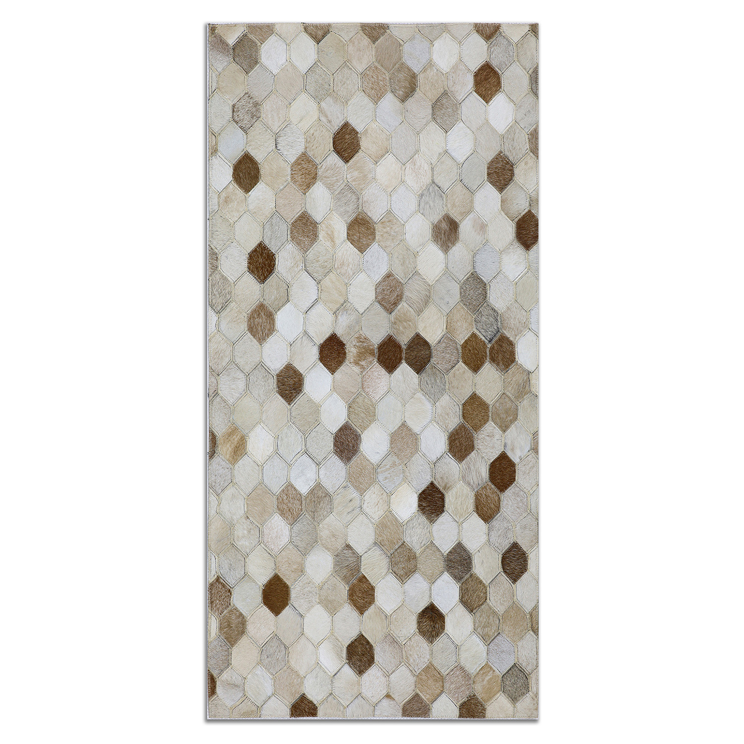 ALFOMBRA LEATHER PATCH DESIGN  060X120 2334 TAN - 2