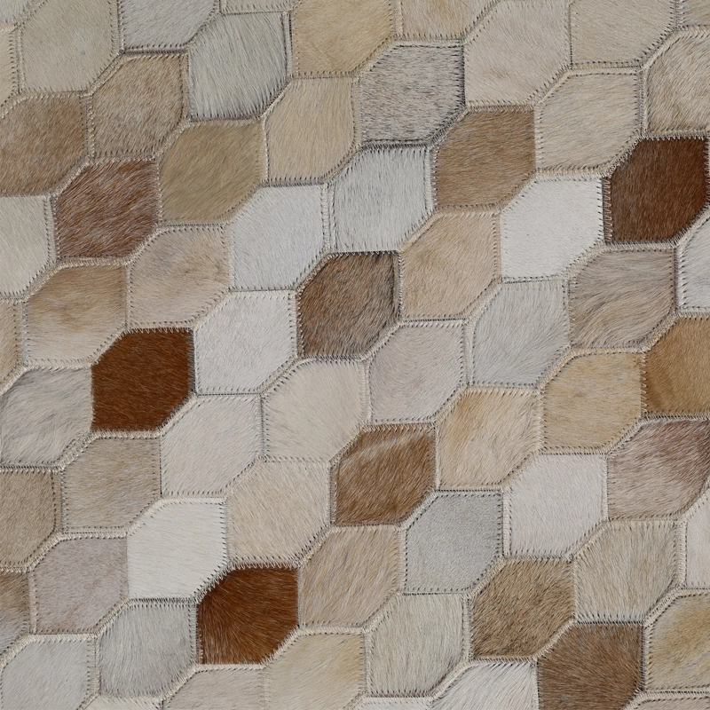 ALFOMBRA LEATHER PATCH DESIGN  060X120 2334 TAN - 3