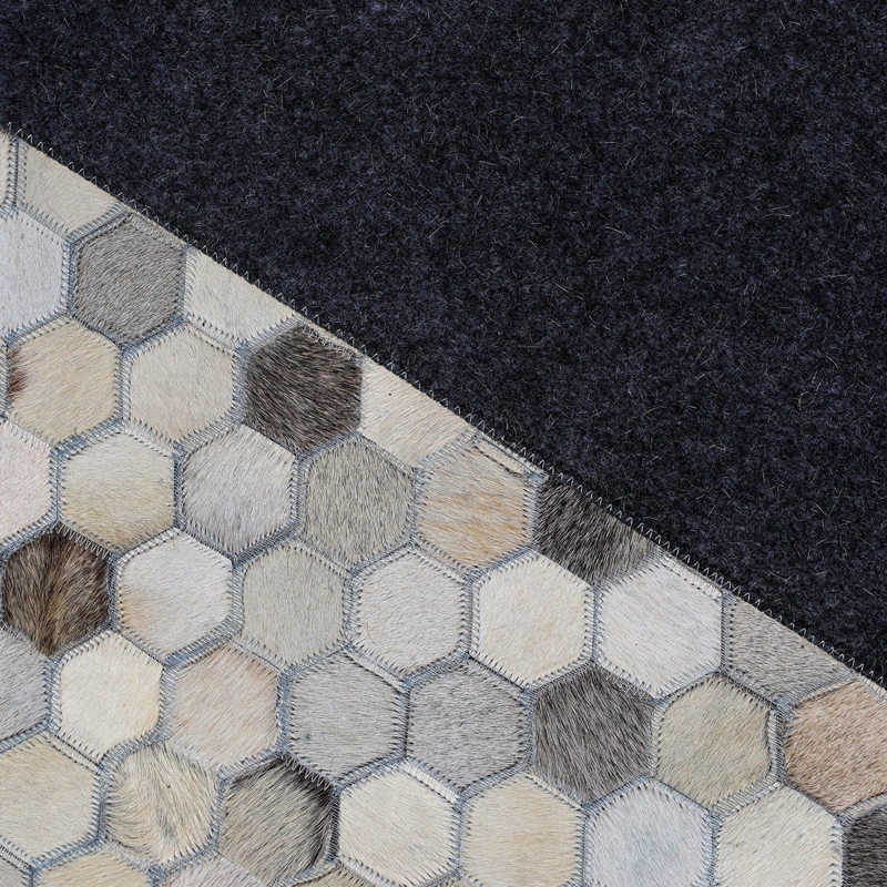 ALFOMBRA LEATHER PATCH DESIGN 60X120 105 GREY - 6