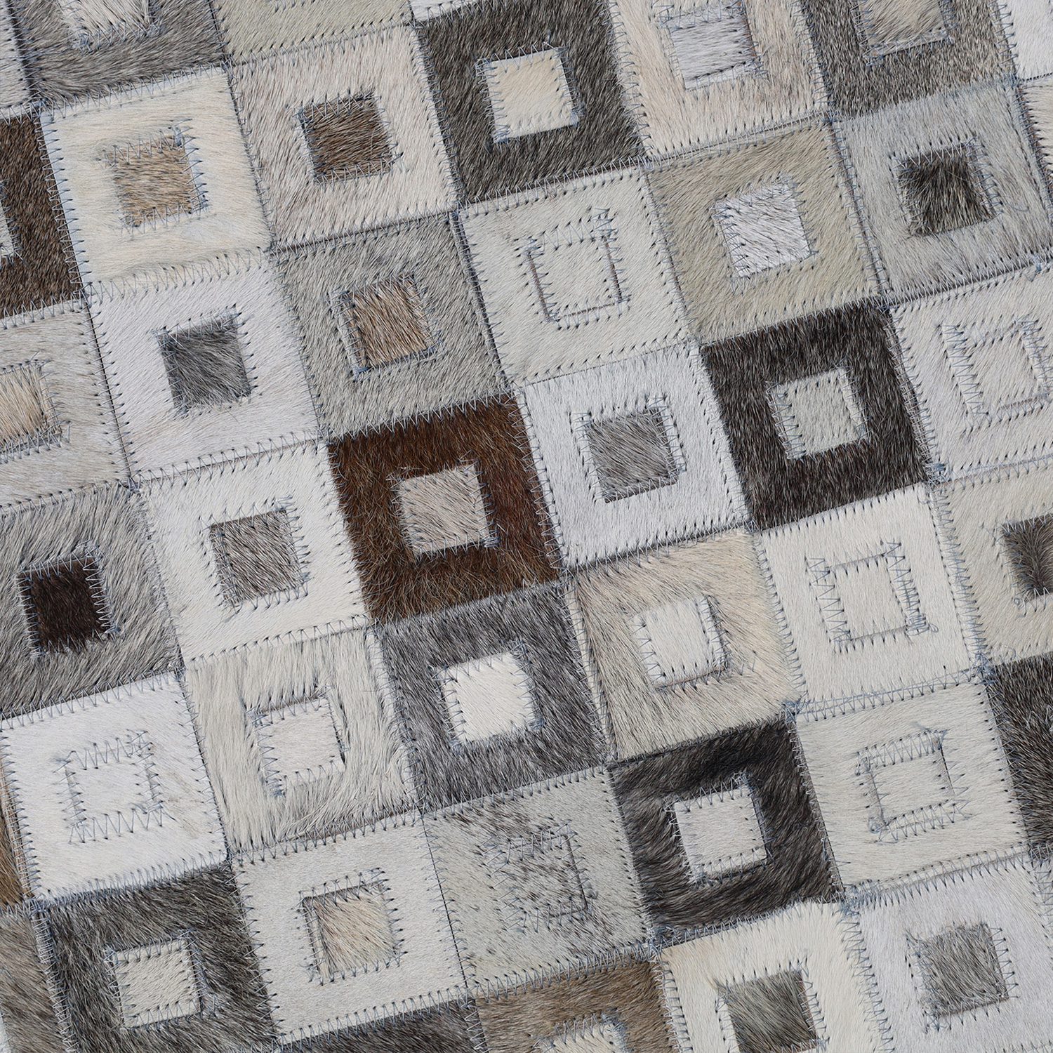 ALFOMBRA LEATHER PATCH DESIGN 60X120 124 GRE MIX - 3