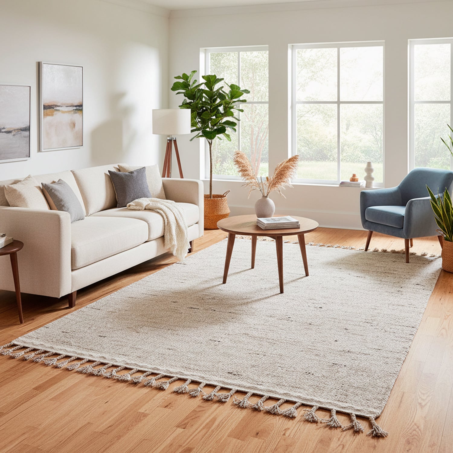 ALFOMBRA KELIM NORDIC 160X230 64876 BEIGE - 1