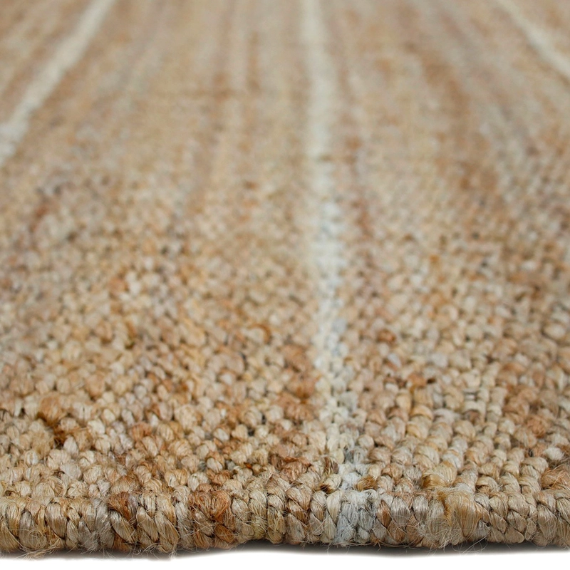 ALFOMBRA YUTE STRIPES 160X230 2 NATURAL - 6