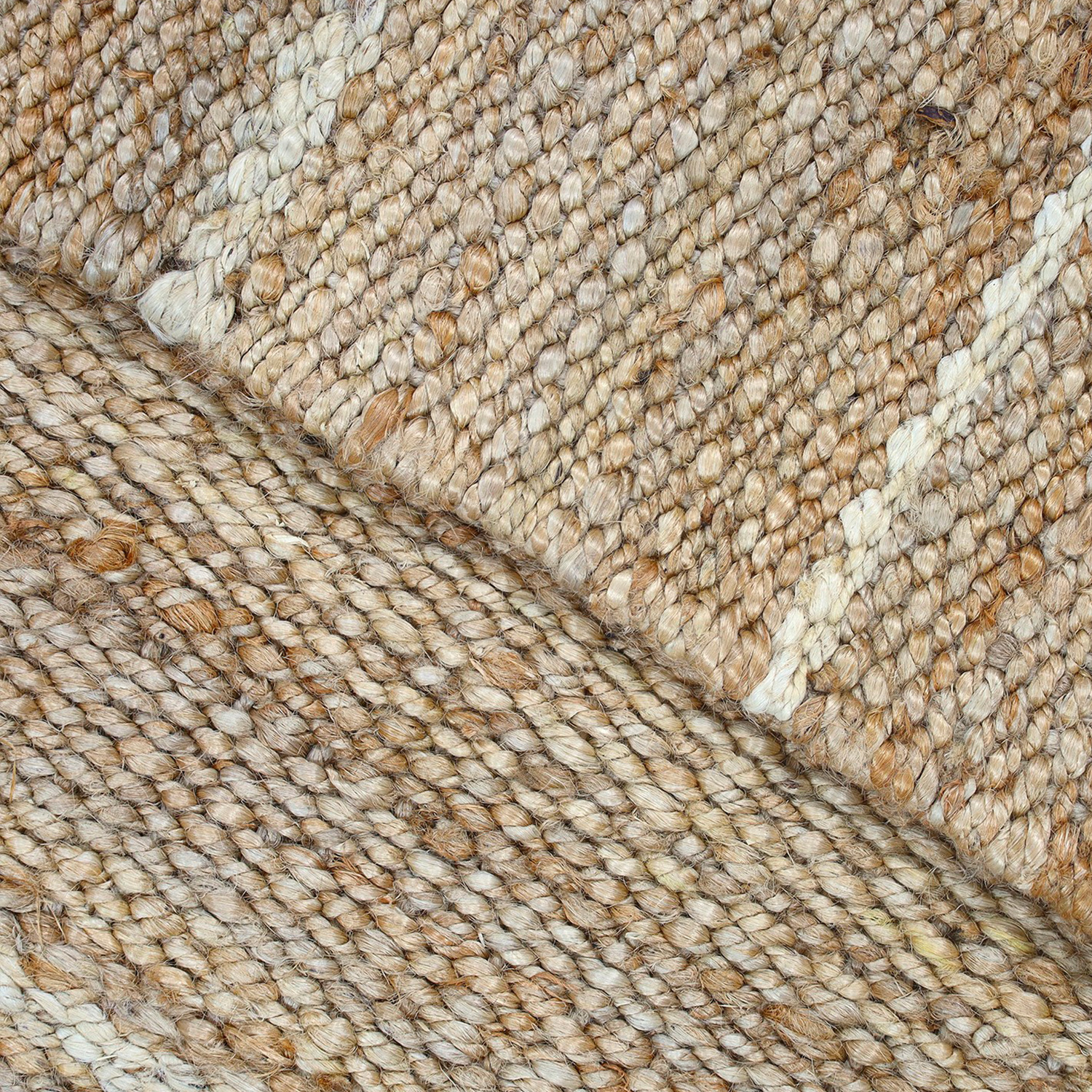 ALFOMBRA YUTE STRIPES 160X230 2 NATURAL - 7