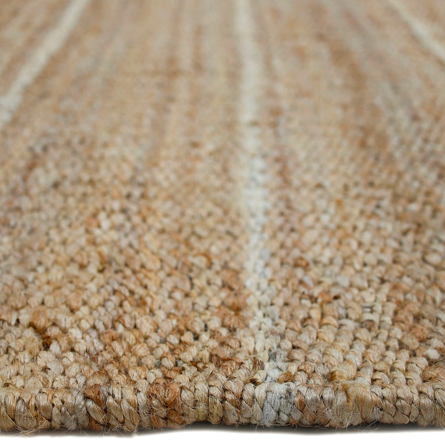 ALFOMBRA YUTE STRIPES 060X120 2 NATURAL - 3