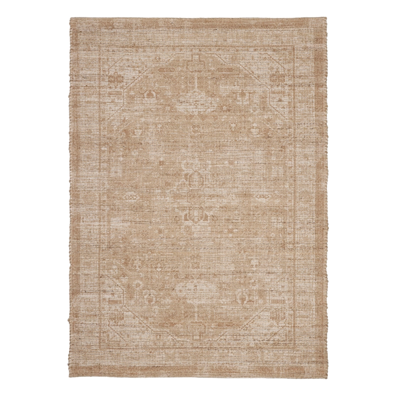 ALFOMBRA HANDWOVEN YUTE VINTAGE 60X120 07 BEIGE - 2