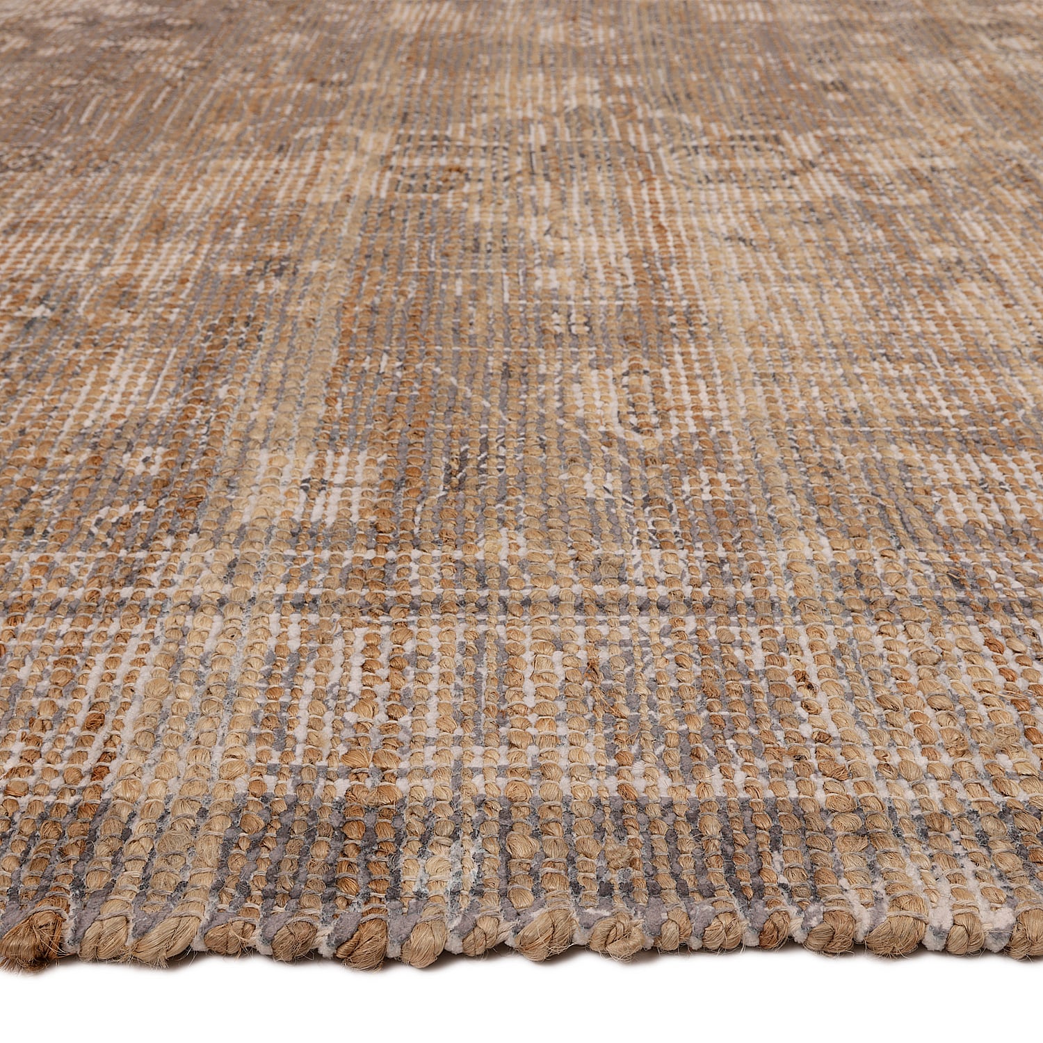 ALFOMBRA HANDWOVEN YUTE VINTAGE 160X230 07 GREY - 4