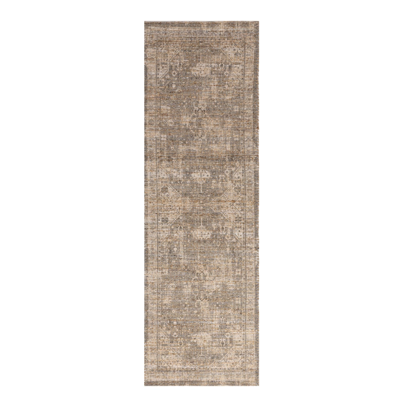 ALFOMBRA HANDWOVEN YUTE VINTAGE 70X240 07 GREY - 2