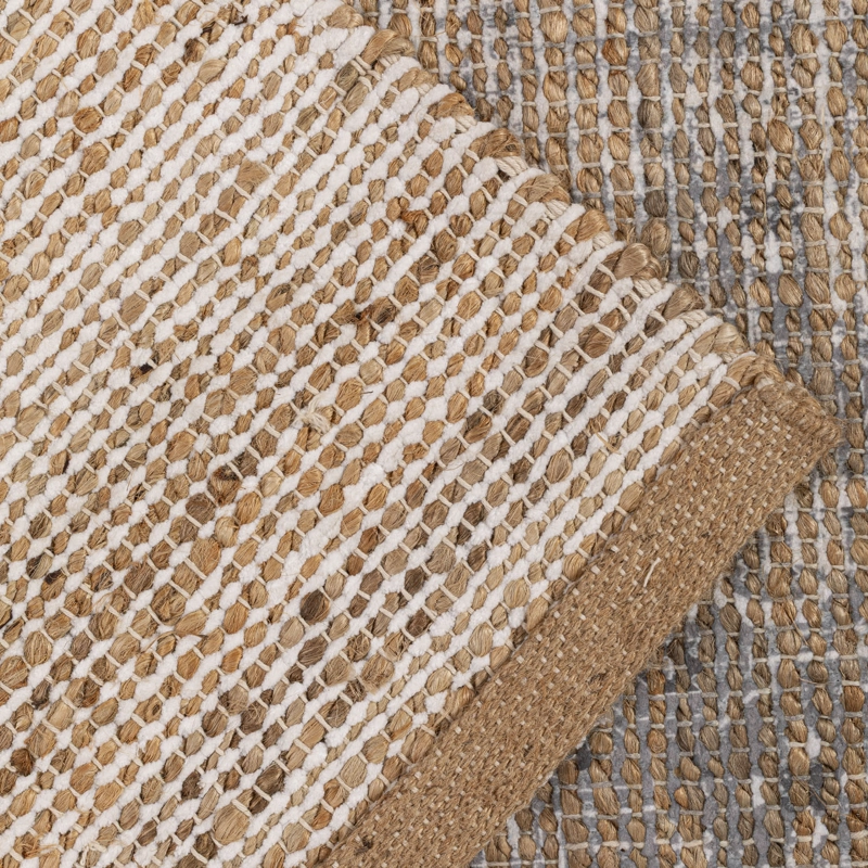 ALFOMBRA HANDWOVEN YUTE VINTAGE 70X240 07 GREY - 5