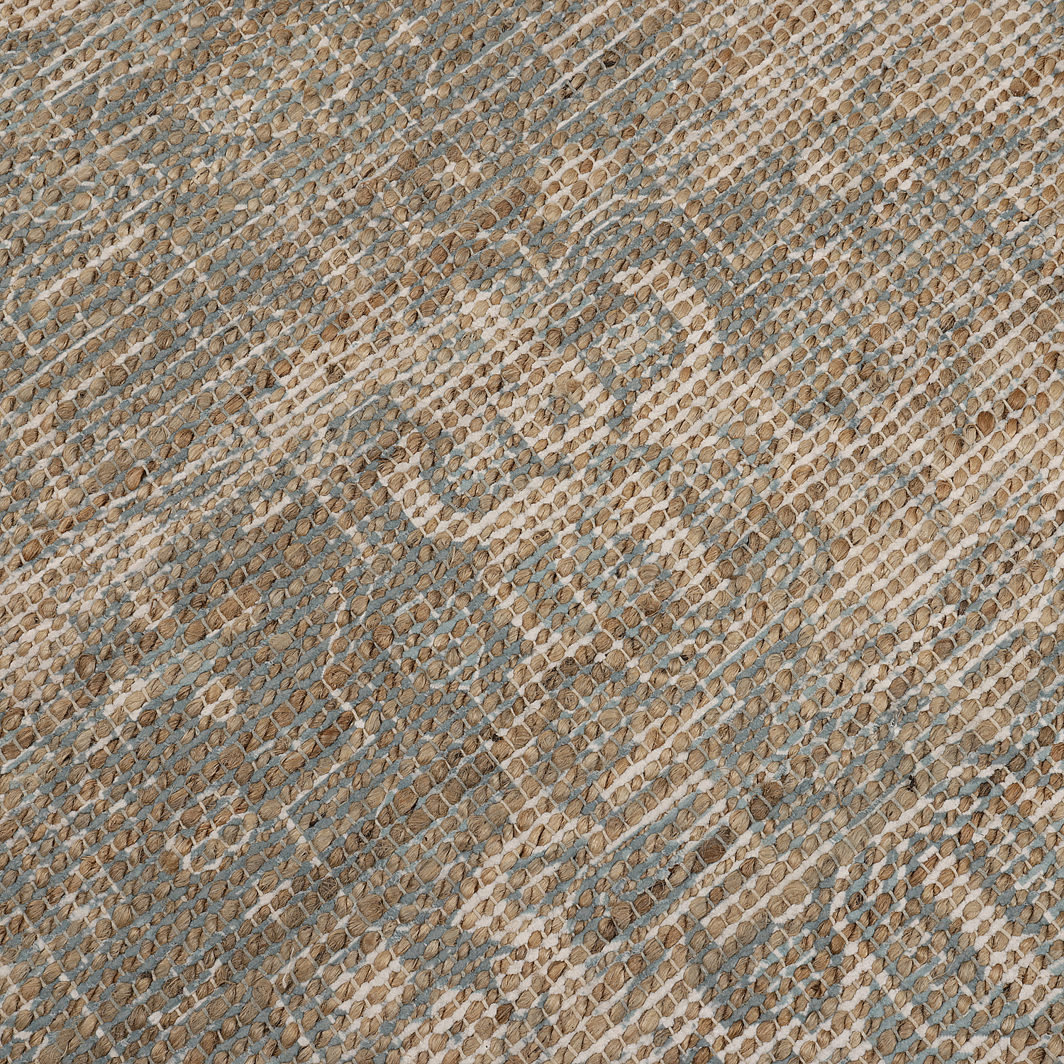 ALFOMBRA HANDWOVEN YUTE VINTAGE 160X230 07 BLUE - 5
