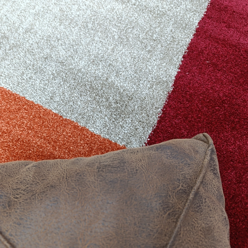 ALFOMBRA ACCESS 133X190 66202 RUST ROJO - 4