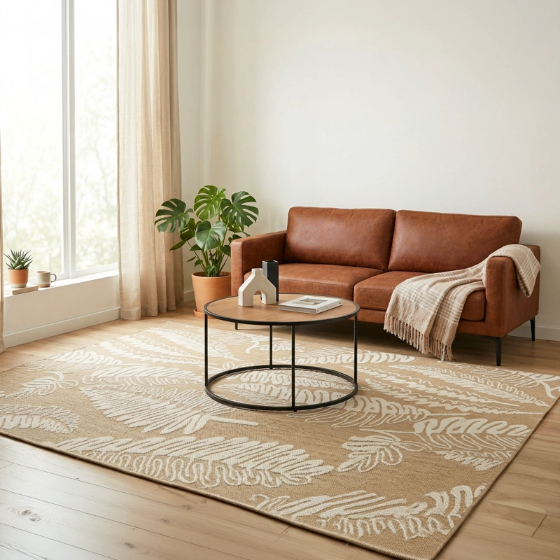 ALFOMBRA PALERMO NATURAL 160X230 01703A - 1