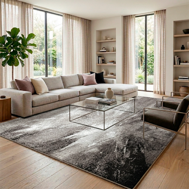 ALFOMBRA PAINT 160X230 N893A_MDB23 GRIS