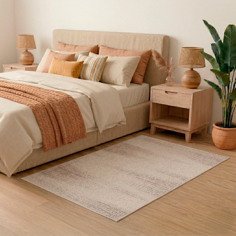 ALFOMBRA PHOENIX 054X090 12647A BEIGE - 1