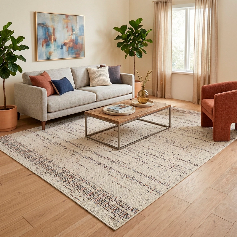 ALFOMBRA PHOENIX 133X190 12648A BEIGE - 1